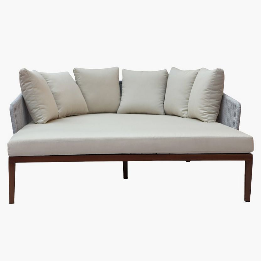 Casa Fiora Double Outdoor Sun Lounger - Aluminum Frame, Plush Comfort