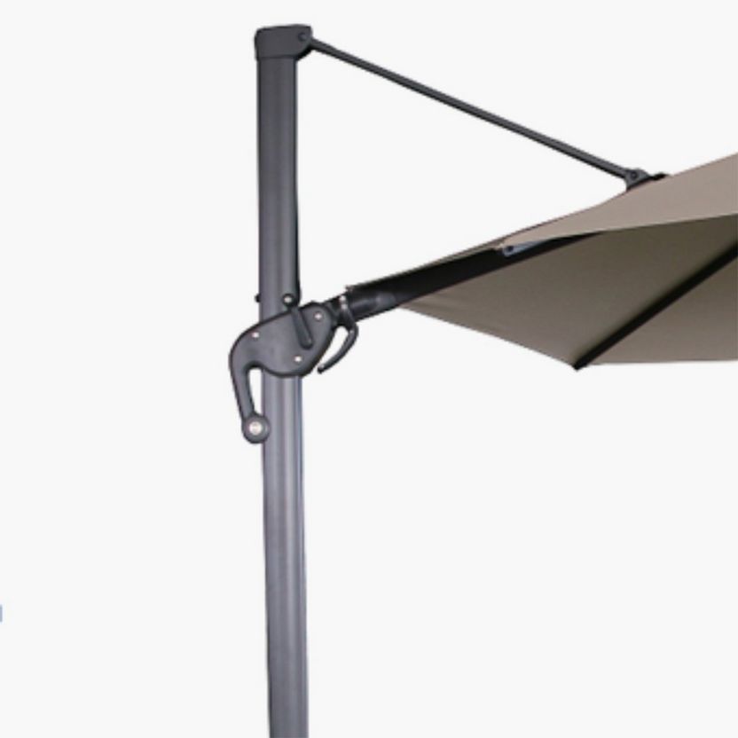 Casa Fiora 11.5ft Square Rotating Offset Patio Umbrella for Expansive Outdoor Shade