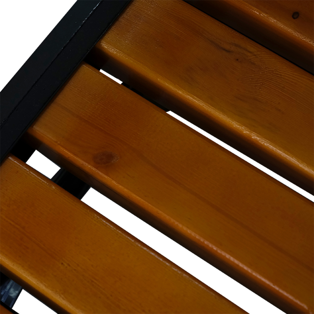 Casa Fiora Wood Garden Bench With Back