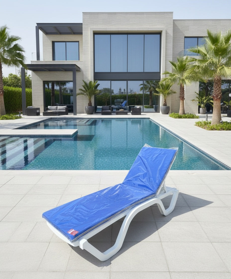 Casa Fiora Premium Outdoor Sunbed with Adjustable Backrest – Waterproof &amp; UV-Resistant