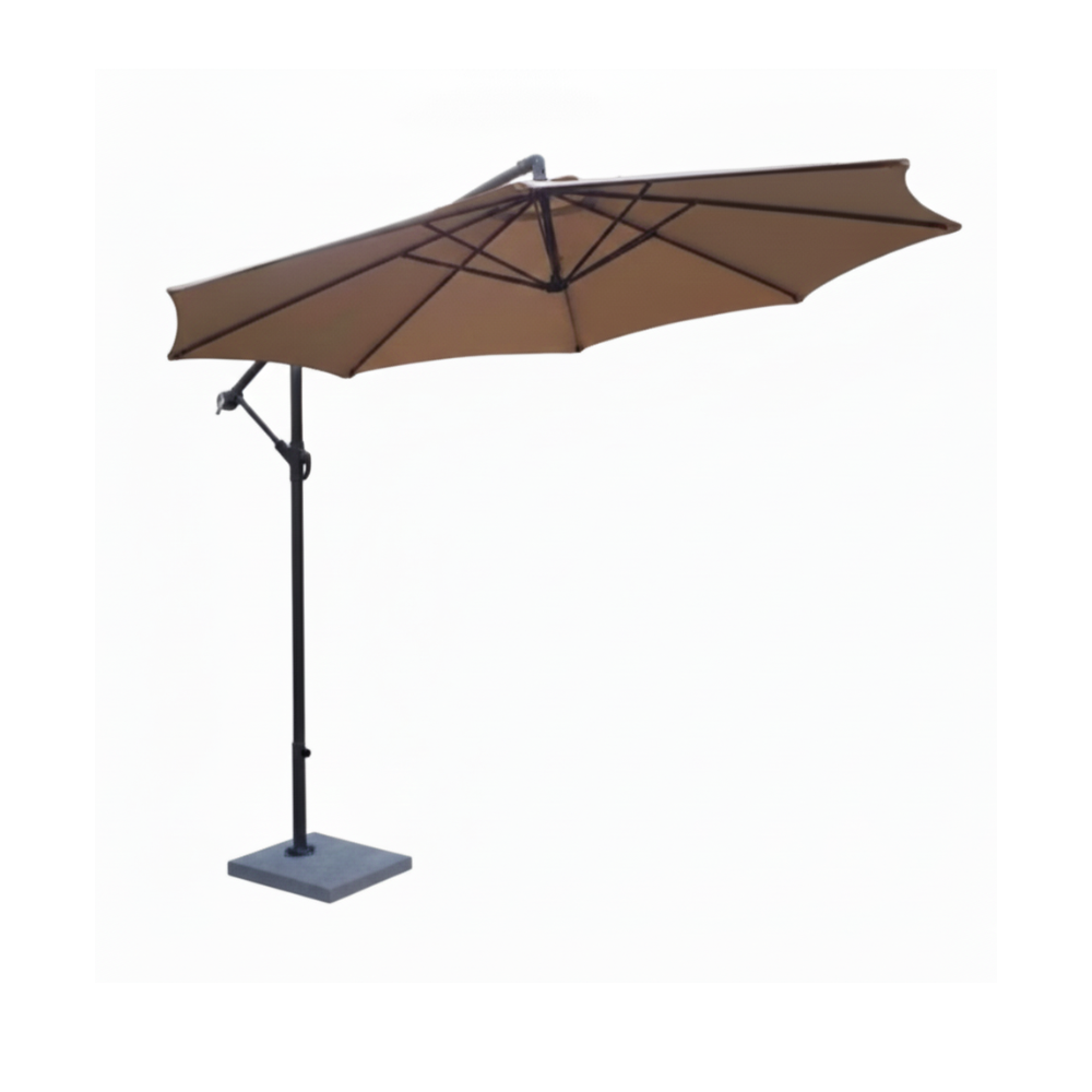 CasaFiora 3m Premium Round Cantilever Shade Umbrella