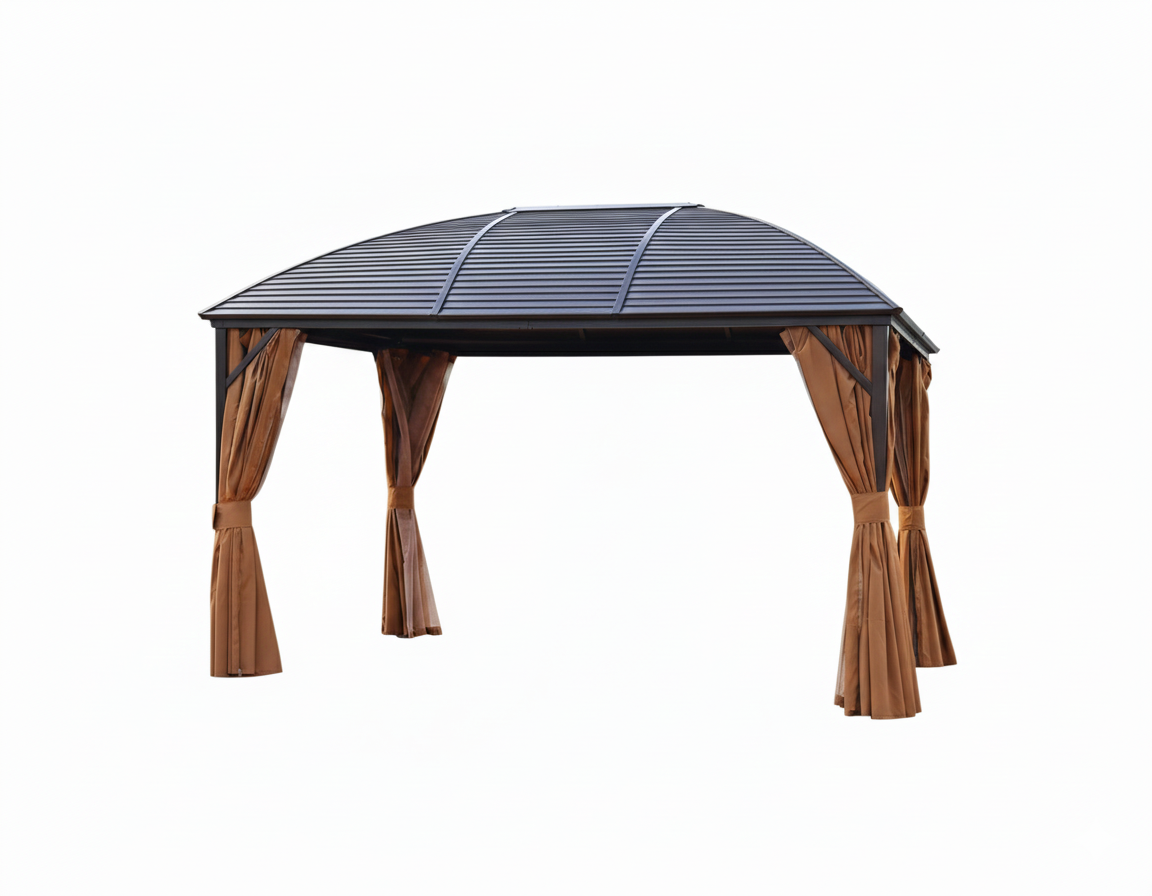 Doom Shape Aluminum Gazebo (3x4m)