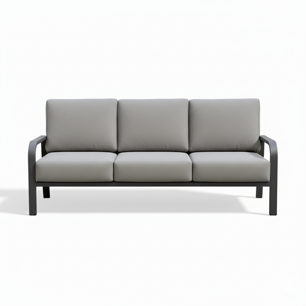 Casa Fiora Premium Outdoor Seating Set | Modern aluminum Frame Sofa & Armchairs