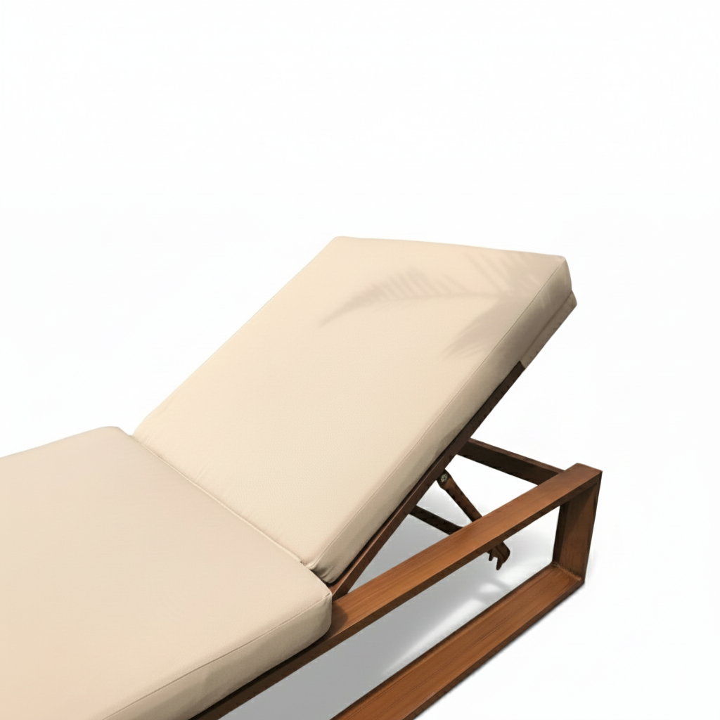 Casa Fiora Aluminum Waterproof Sunbed – Adjustable Outdoor Lounger