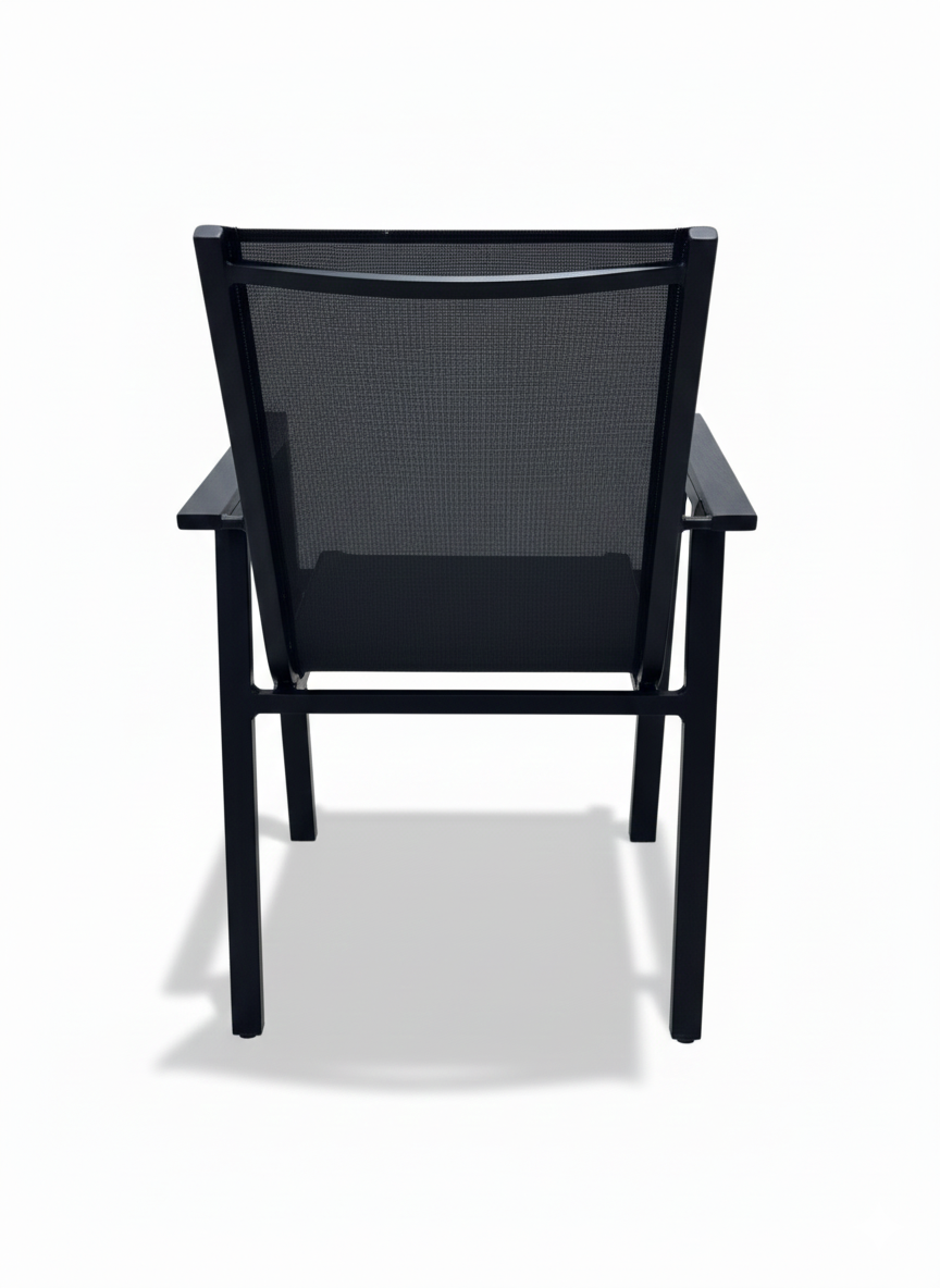 Casa Fiora Outdoor Aluminum Dining Chair – Weather-Resistant