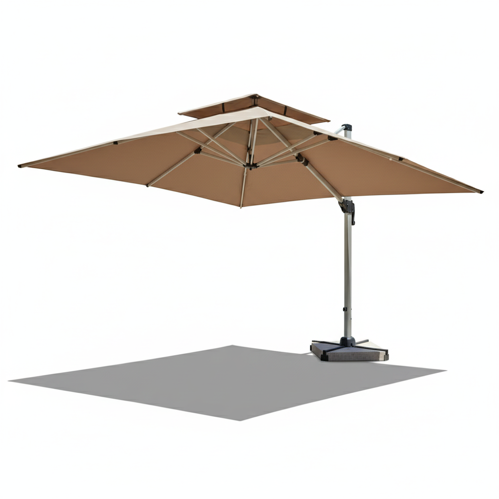 Casafiora 3.5m x 3.5m Square Cantilever Umbrella