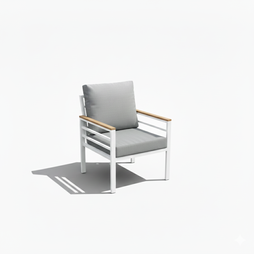 Casa Fiora Aluminium 7 Seater Sofa Set with Dining Table