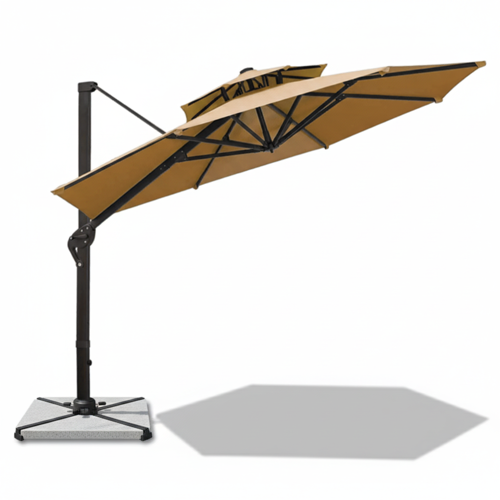 CasaFiora 3m Round Cantilever Patio Umbrella
