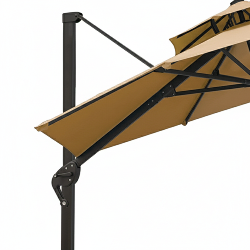 CasaFiora 3m Round Cantilever Patio Umbrella