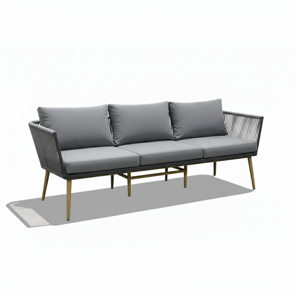 Casa Fiora 7 Seater Rope Design Lounge Set