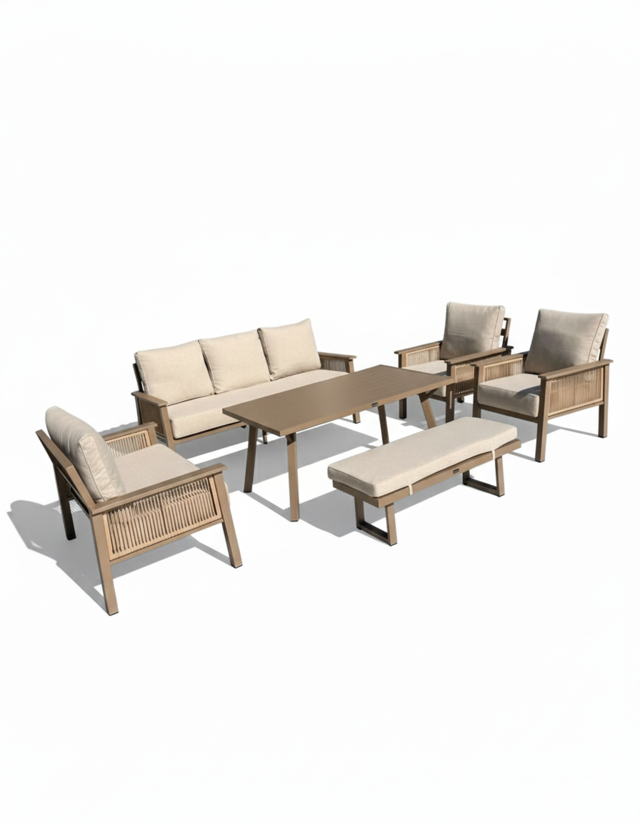 Casa Outdoor Sofa Set | Aluminium