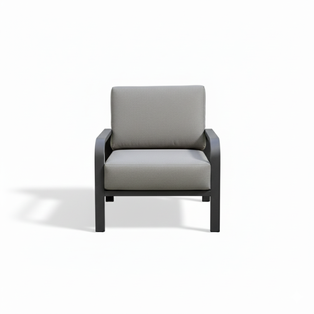 Casa Fiora Premium Outdoor Seating Set | Modern aluminum Frame Sofa & Armchairs