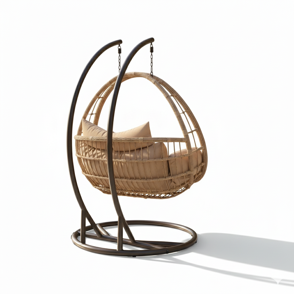 CasaFiora Deluxe Dual-Seat Patio Swing