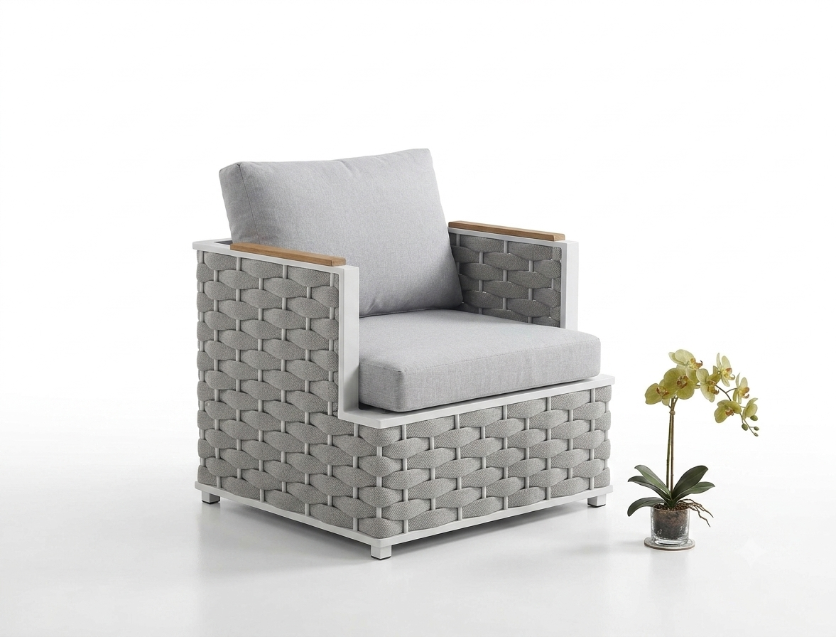 Casa Fiora 5_Seaters Rope Style Aluminum Sofa