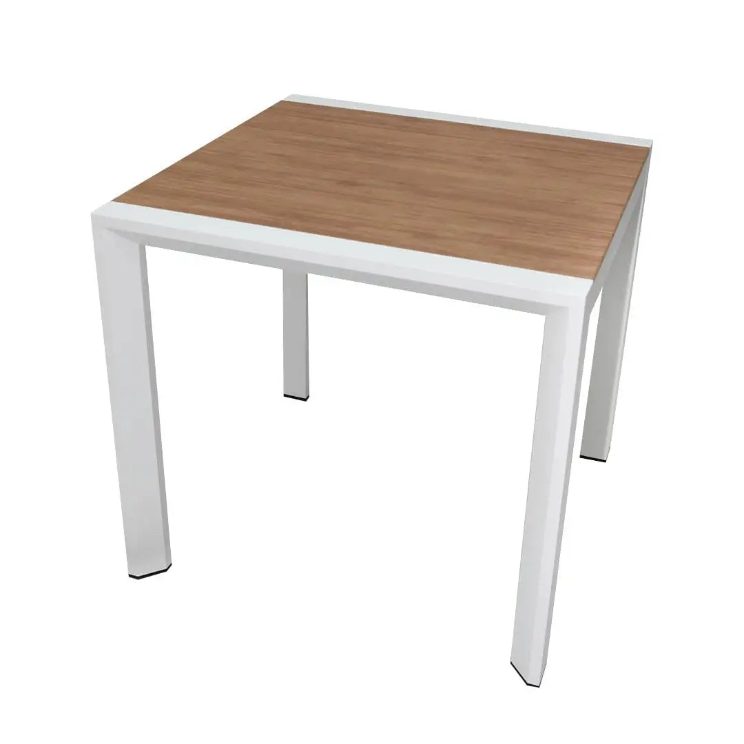 CASA FIORA Aluminum Frame WPC Square Outdoor Dining Table