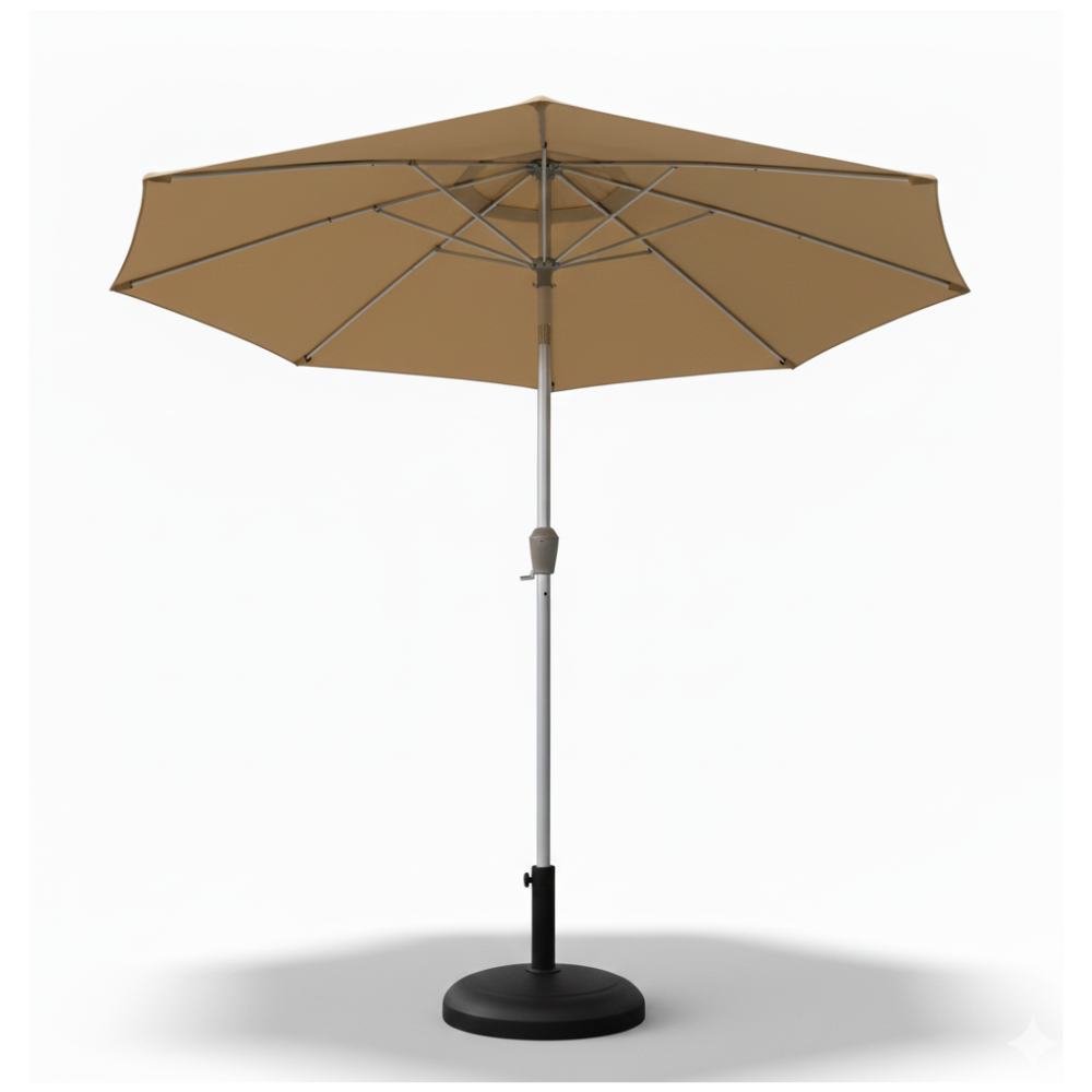 CasaFiora Patio Umbrella with Heavy Metal Base