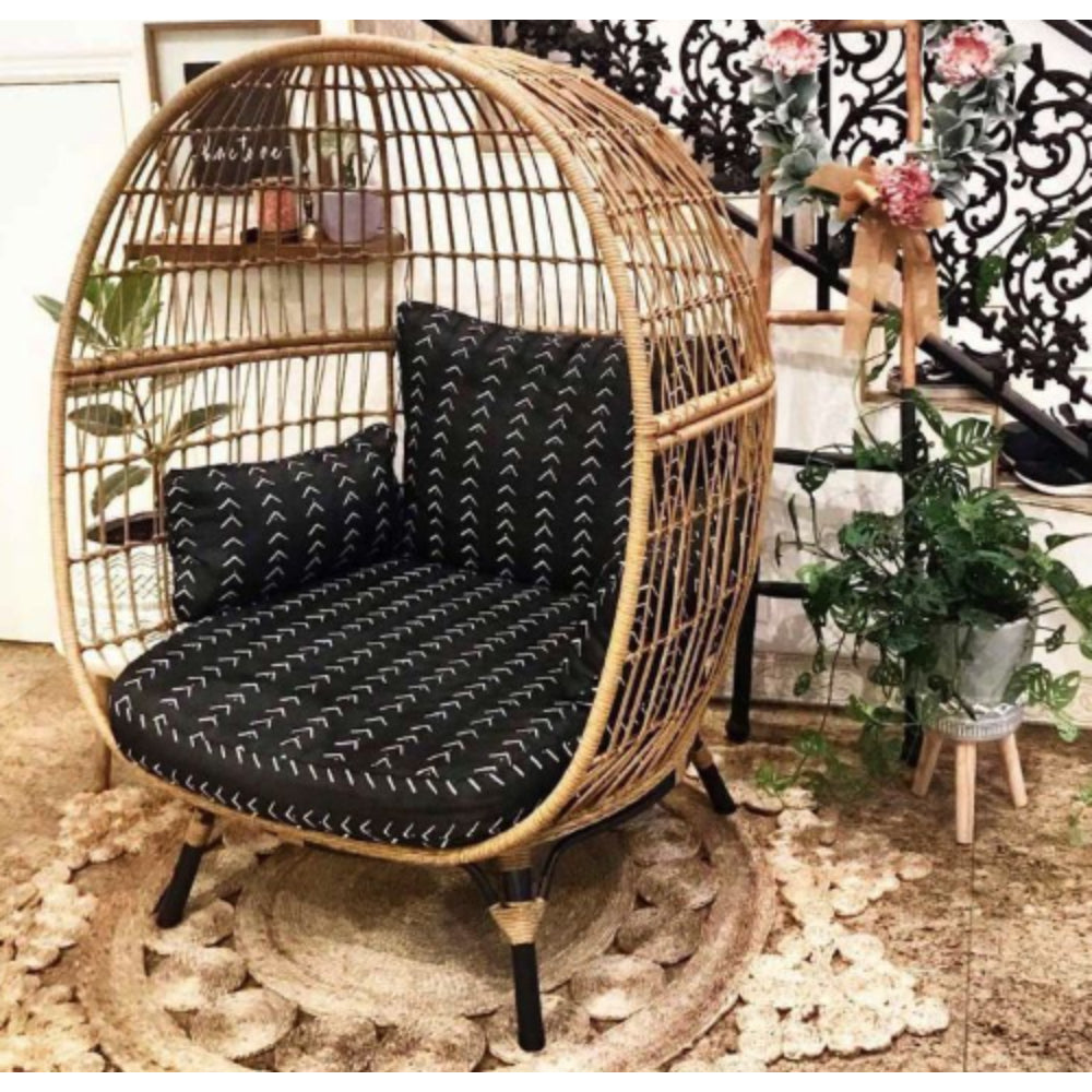 Oversize Wicker Egg Chair