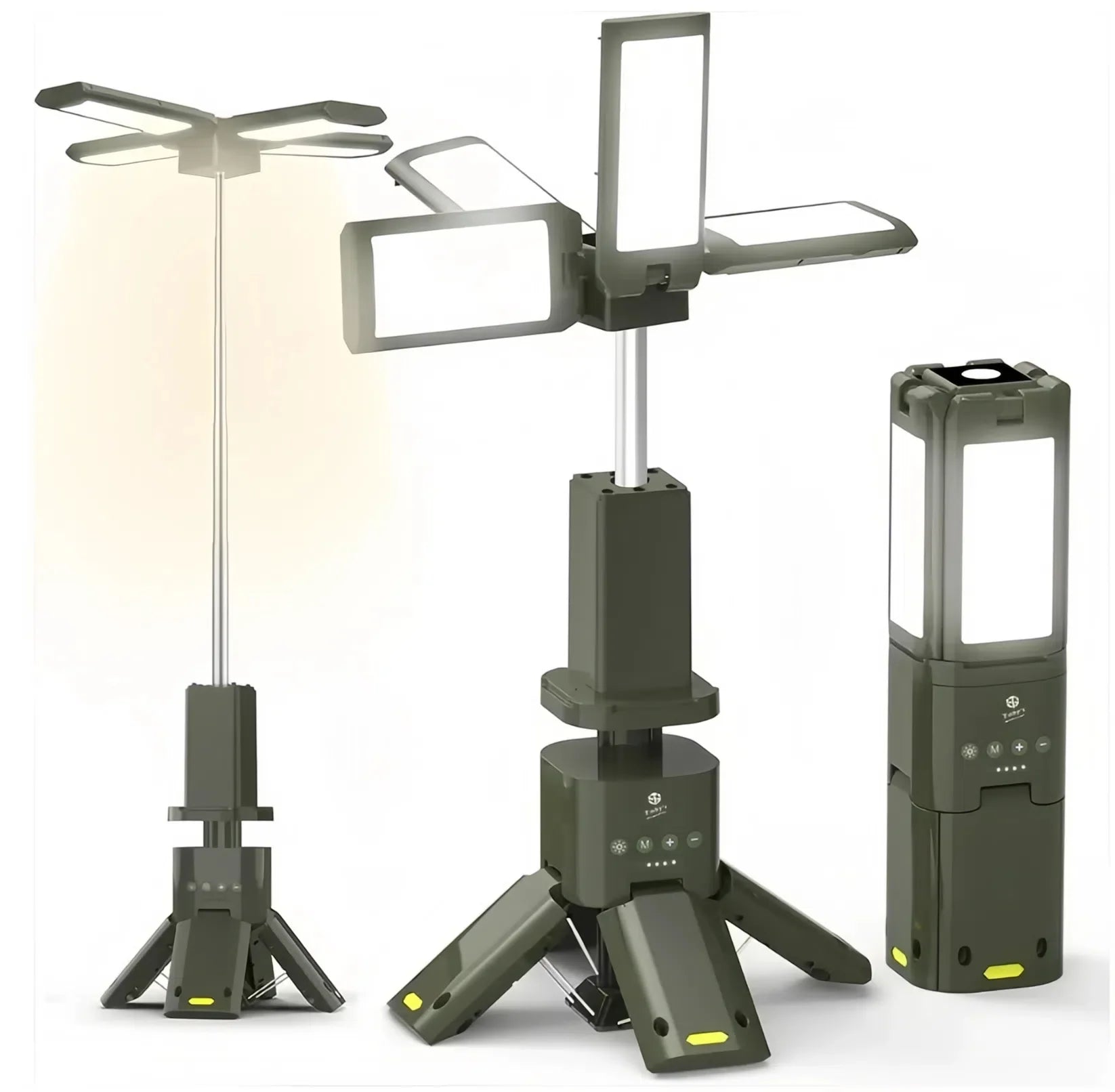 Casa Fiora Portable Camping Light Telescopic LED Light with Magnet IPX5 Waterproof for Camping Hiking