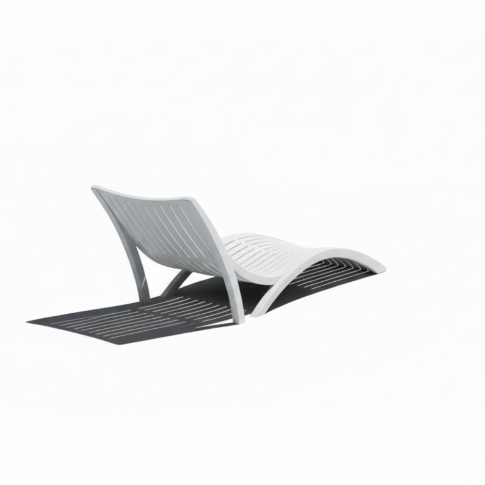 CasaFiora In-Pool Curved Lounger – Luxury Water Sunbed