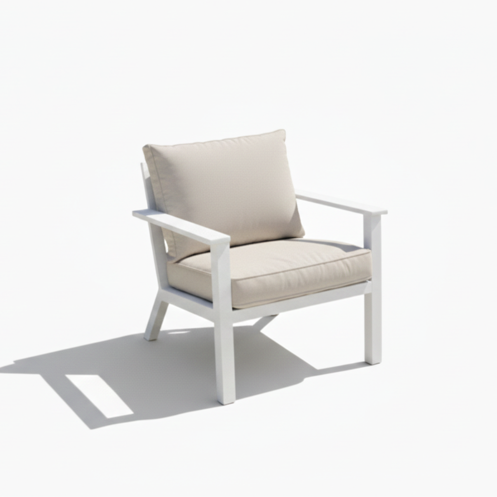 Casa Fiora Modern 5-Piece Aluminum Outdoor Sofa Set – Weather-Resistant &amp; Waterproof Cushions