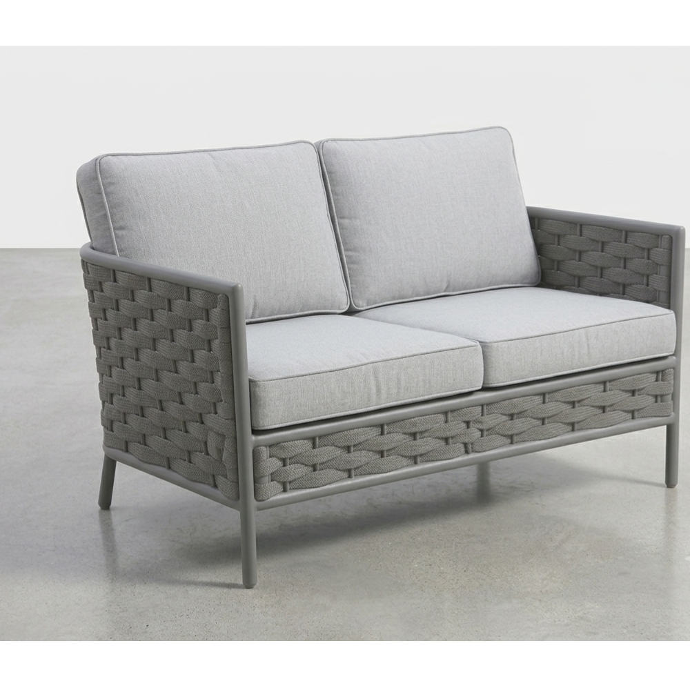 Casa Fiora 5-Seater Outdoor Aluminum Sofa Set with Table by
