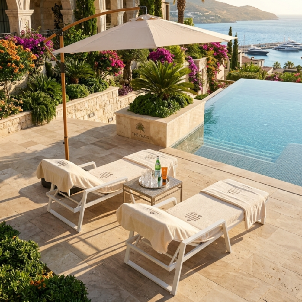 Casa Fiora Aluminum Outdoor Sun Lounger( 1- SunBed Only)