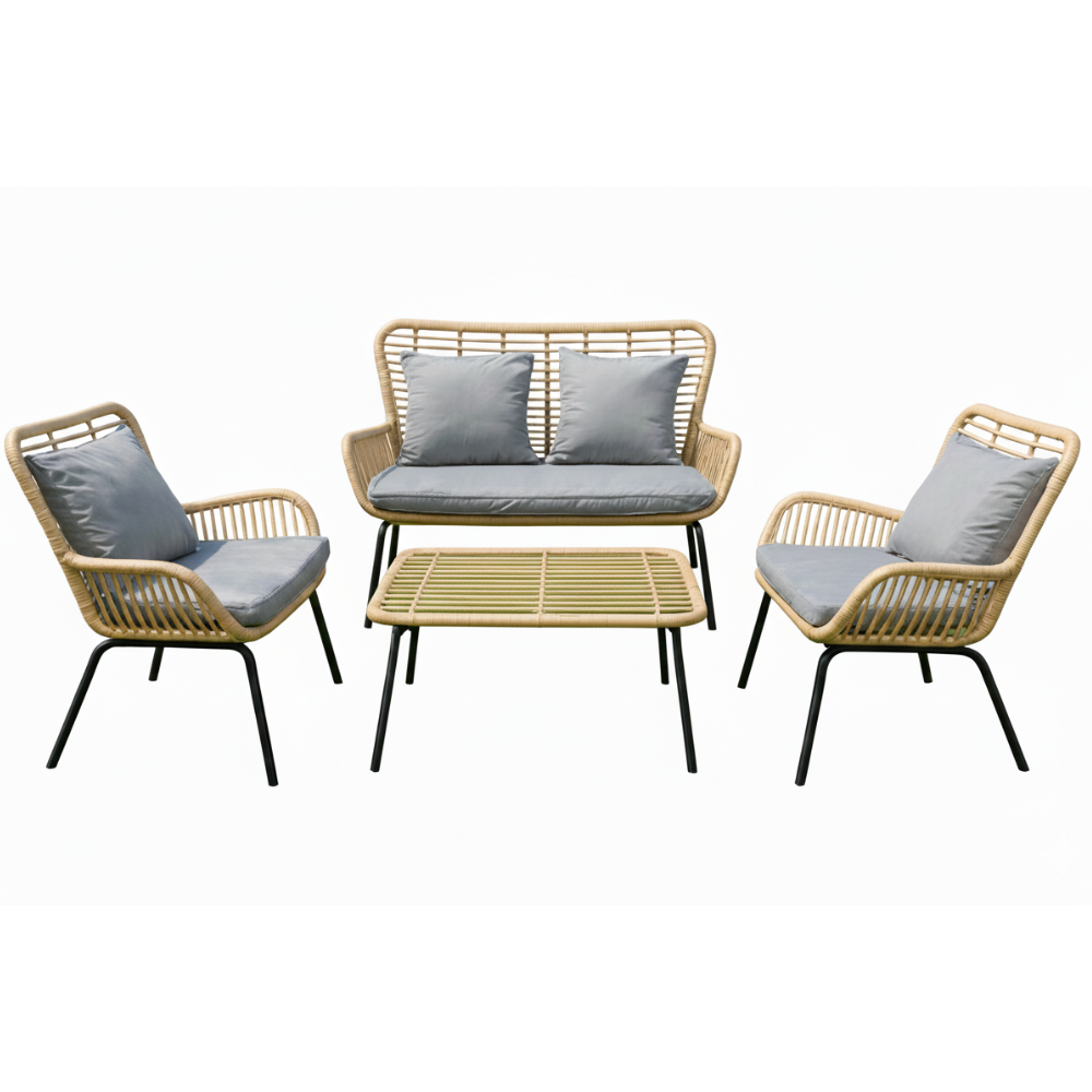 Casa Fiora Elegant Rattan Outdoor Seating Collection