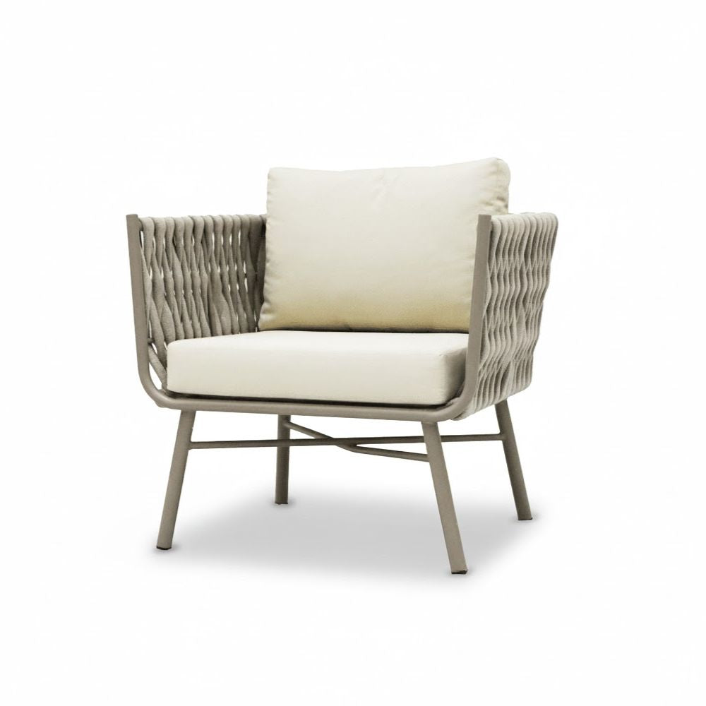 5-Seater Aura Outdoor Sofa Set with Table by Casa Fiora | 3+1+1 Seating