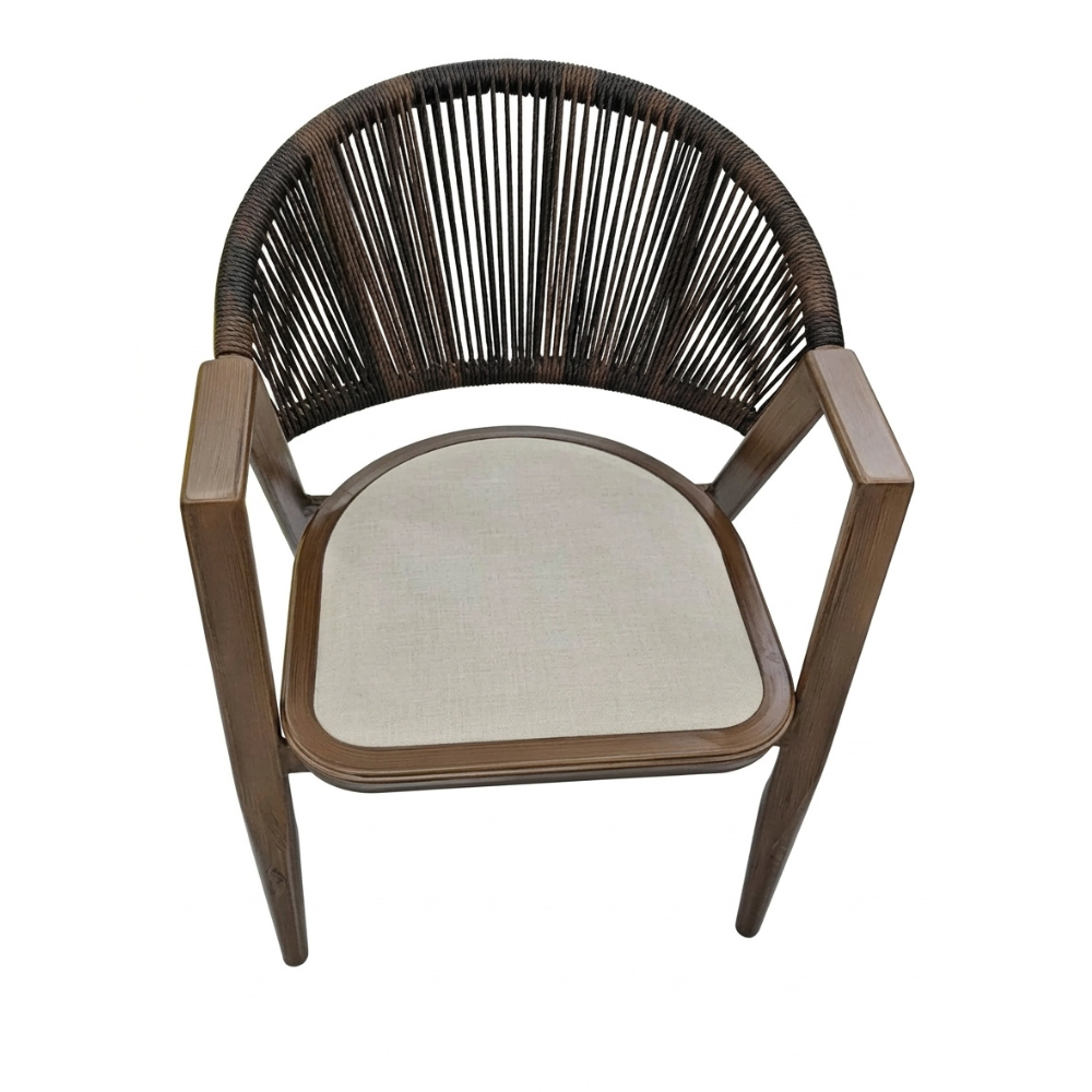 Casa Fiora 6-Seater Outdoor Dining Set – Aluminum Frame Chairs & WPC Top Dining Table