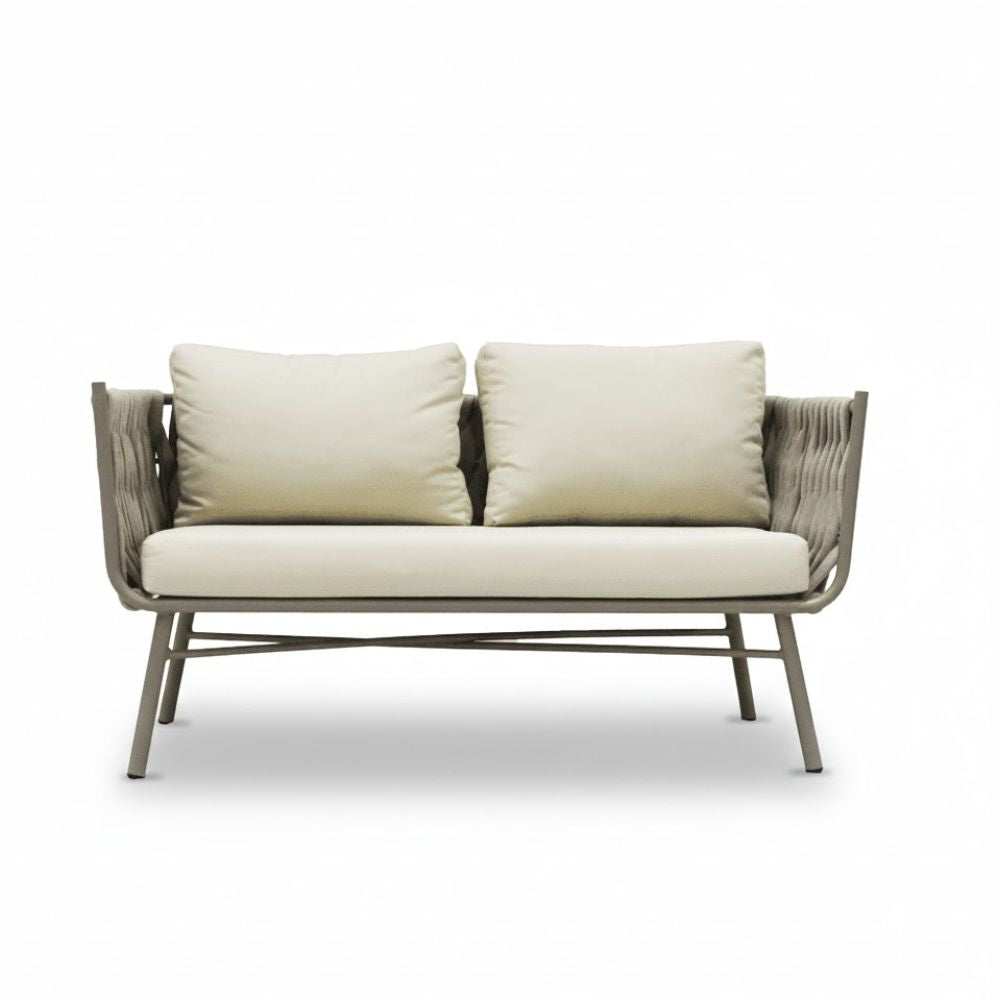 7-Seater Aura Outdoor Sofa Set with Table by Casa Fiora | 3+2+1+1 Seating