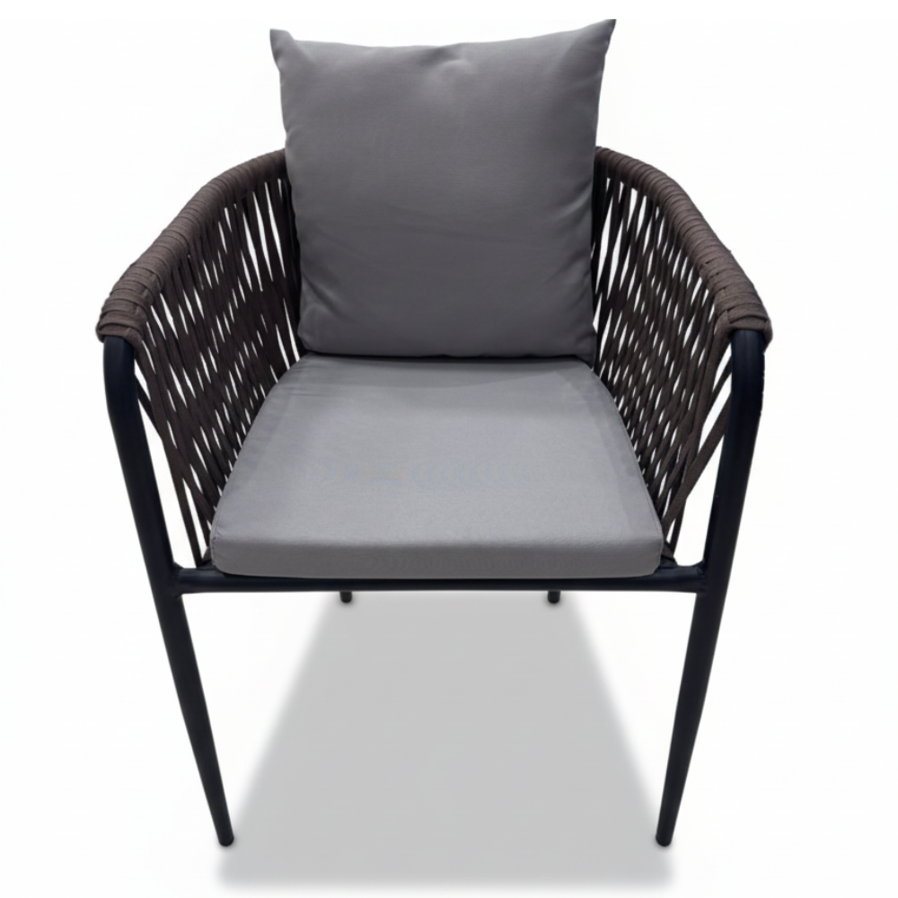 Casa Fiora Elegant Outdoor Seating Chair – Rope Design
