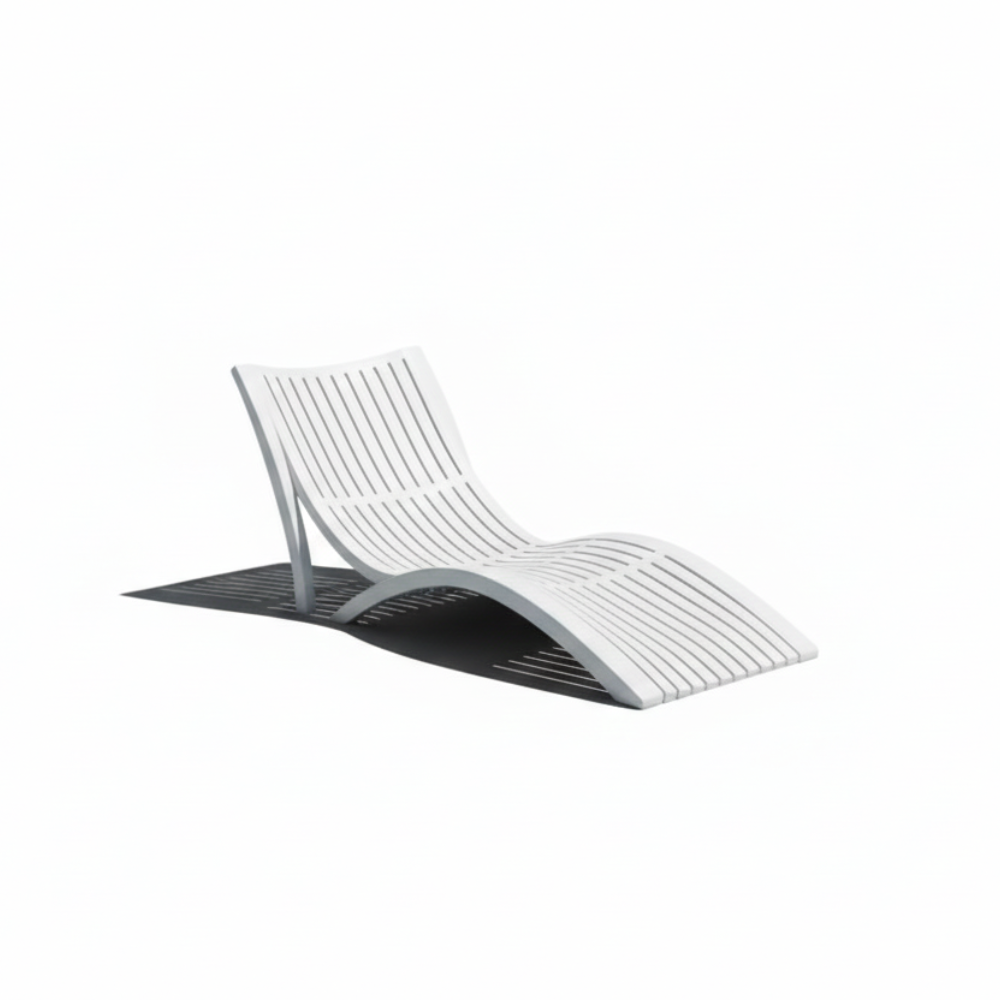 CasaFiora In-Pool Curved Lounger – Luxury Water Sunbed