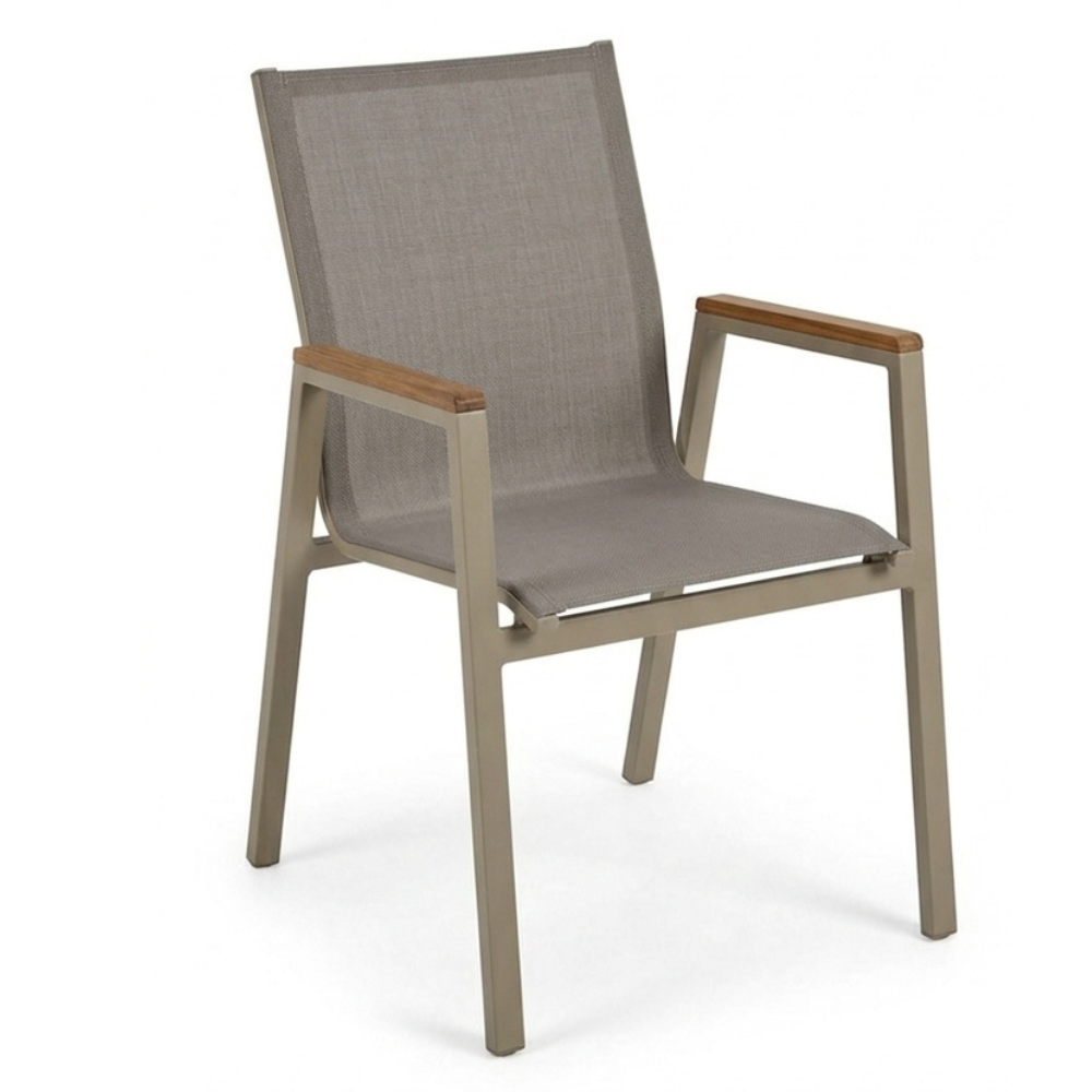 Casa Fiora Luxury Aluminum Outdoor Dining Chair