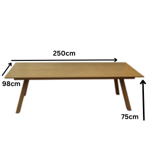 Casa Fiora Aluminum Dining Table for 8 People – Modern &amp; Durable Design