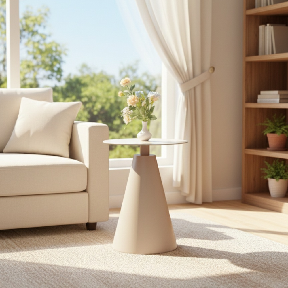 Casa Fiora Round Coffee Side Table for Outdoor