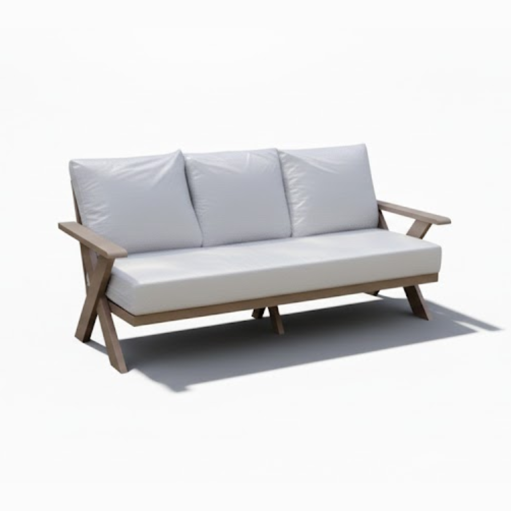 Fiors 9-Seater Outdoor Aluminum Sofa