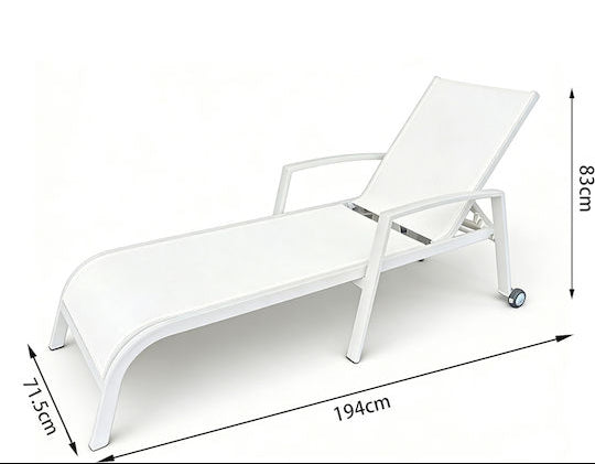 Casa Fiora Beach Or Pool Chair With Armrests